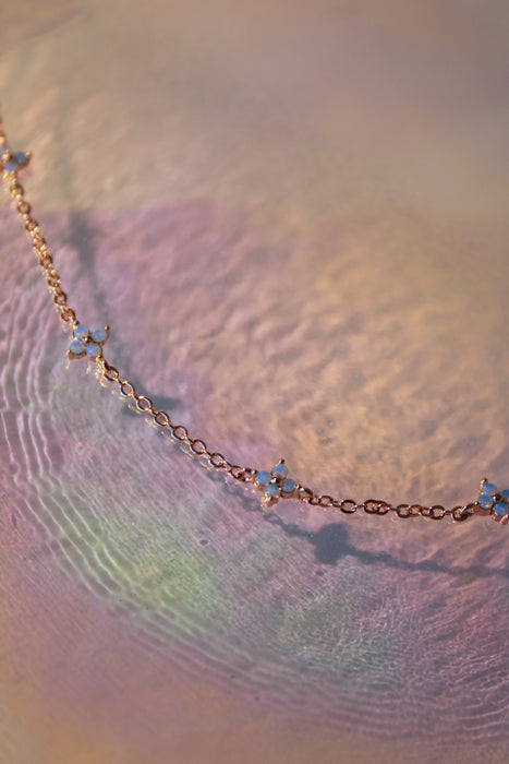 Azure Bloom Necklace