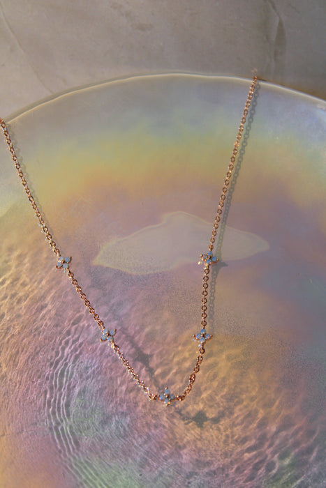 Azure Bloom Necklace