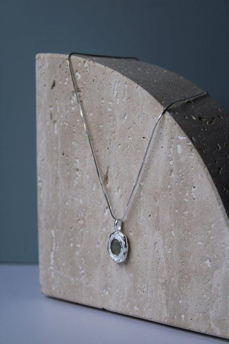 Labradorite Silver Necklace