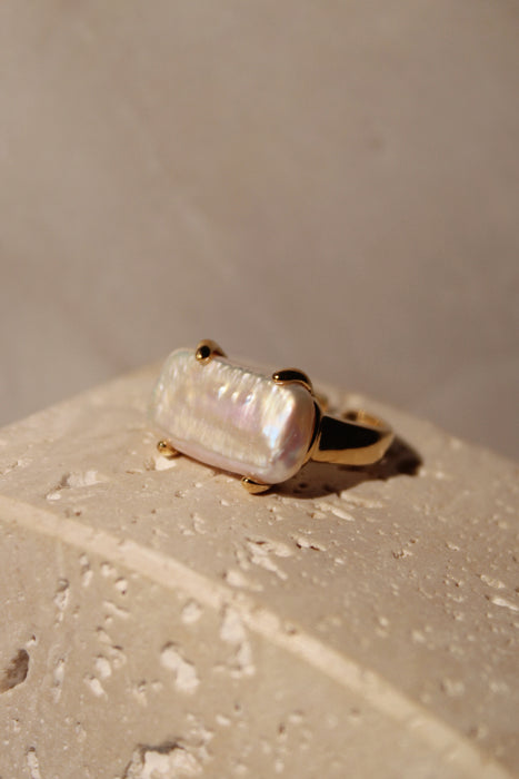 Baroque Pearl Ring